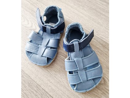 Baby Bare sandalky barefoot New Flair Blue
