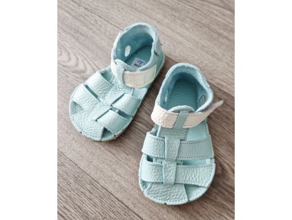 Baby Bare sandalky barefoot New Aqua