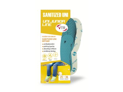Vložky do bot SANITIZED UNI dětské - ostřihávací