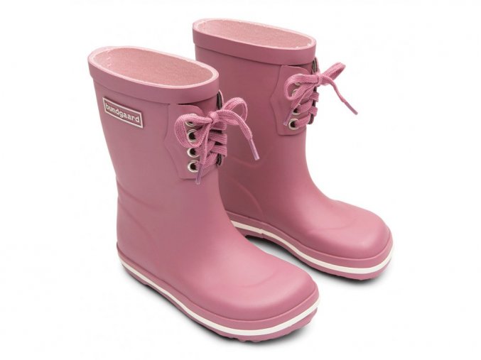 432 bundgaard classic rubber boot lace old rose