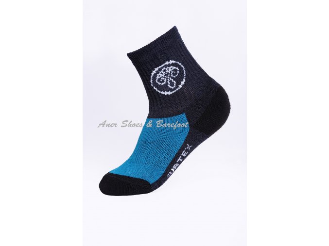 Surtex ponožky 80% Aerobic Merino dětské/dospělé - modročerné