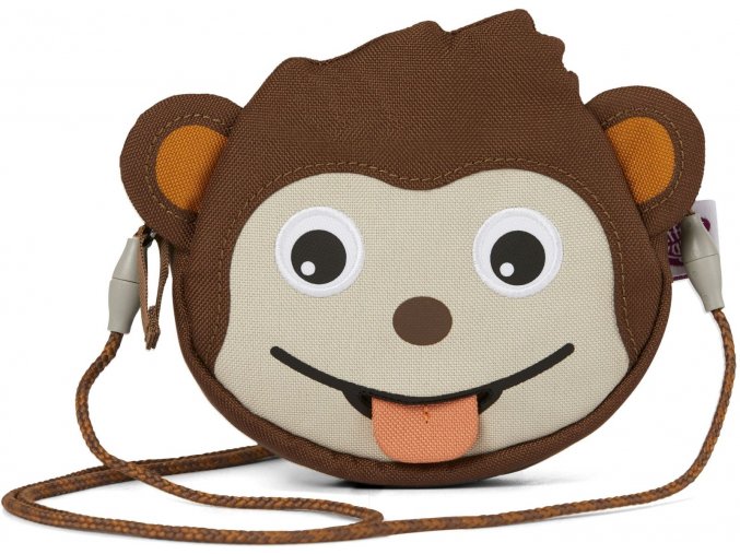 Dětská kabelka Affenzahn Kids Wallet Monkey brown