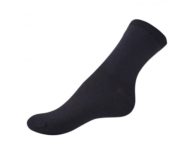 bavlněné ponožky s Ionty stříbra tmave sede