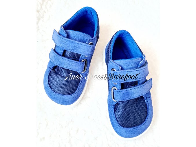 Baby Bare Febo Sneakers Blue Navy Barefoot