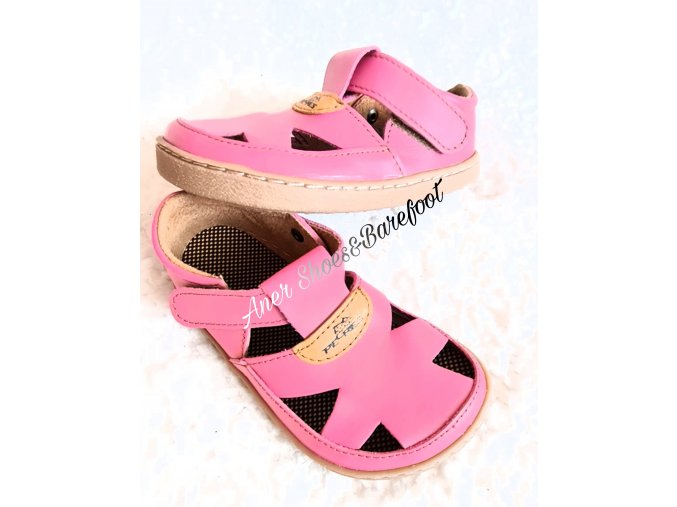 Pegres barefoot sandalky BF pink ruzova