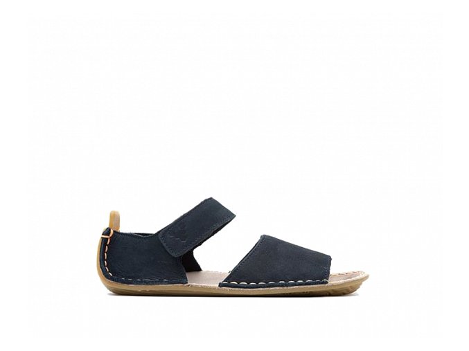 detske boty vivobarefoot ababa sandal k navy leather barefoot 2