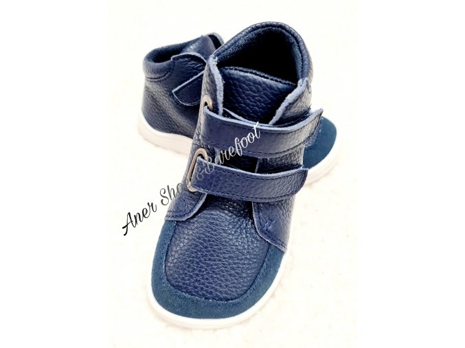 Baby Bare Shoes barefoot Fall Asfaltico Blue Navy modrá