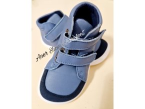 Baby Bare Shoes barefoot Fall Denim Asfaltico