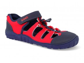 Barefoot sandály Koel4kids Madison Vegan Red červené