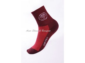 ponožky Surtex detske aerobic vinova cervena