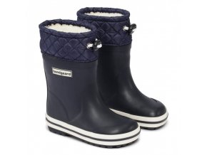 SAILOR RUBBER BOOT WARM barefoot navy 1