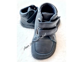 Baby Bare Shoes Fall vyssi celorocni boty black cerna