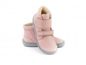 Be lenka detske zimni barefoot boty Panda Pink