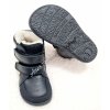 Baby Bare Shoes Febo Winter Black barefoot zimní boty 2