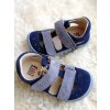 Filii barefoot sandalky Kaiman velcro blue grey