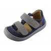 Filii Barefoot KAIMAN velcro velours ocean grey M