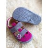 Filii barefoot sandalky Kaiman velcro pink a