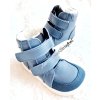 Baby Bare Shoes Winter Navy barefoot 1