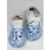 Baby Bare Shoes Top Stitch Snowflakes Frozen 2