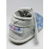 Baby Bare Shoes Top Stitch Snowflakes Frozen 4