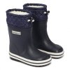 SAILOR RUBBER BOOT WARM barefoot navy 1