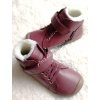 Bundgaard Winter Walker Mid Lace Plum barefoot