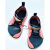 Pegres barefoot tenisky BF53 cerna black orange