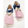 Zeazoo Coral sandalky barefoot navy blue pink