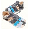 Zeazoo Marlin sandalky barefoot grey blue light blue 3