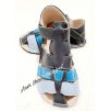 Zeazoo Marlin sandalky barefoot grey blue light blue 1