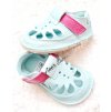 Baby Bare sandalky Summer barefoot Aqua