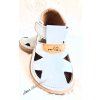 Pegres barefoot sandalky BF grey seda 3