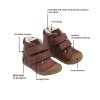 Bundgaard barefoot Petit Mid Winter Velcro Brown BG303201DG 2