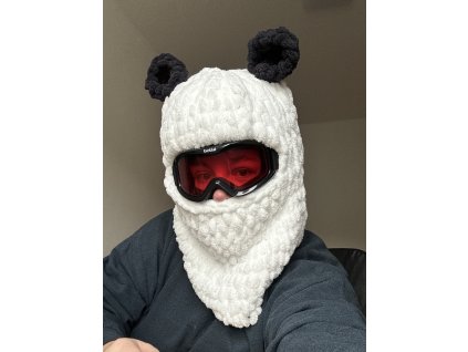 Lyžařská kukla - Panda