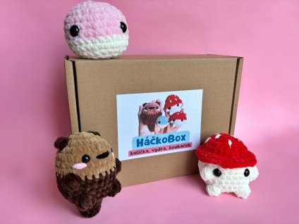 HáčkoBox - kulička, houbáček, vydra