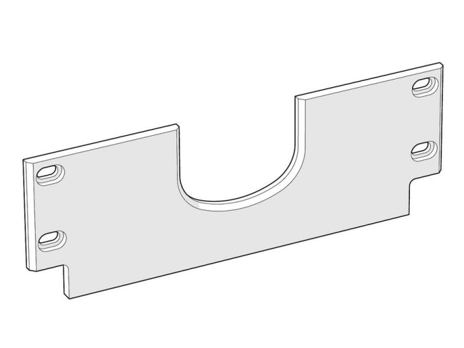 Vertical guide plate Steel for UZ50 (bevelling of HARDOX, DOMEX and abrasion)