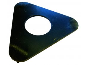 Il tagliente triangolare con foro di fissaggio per la testa di fresatura radiale