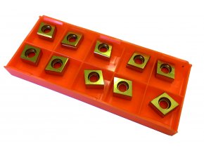 Wendeschneidplatten für ECO Fräsköpfe, beschichtet (Packung mit 10 Stück)