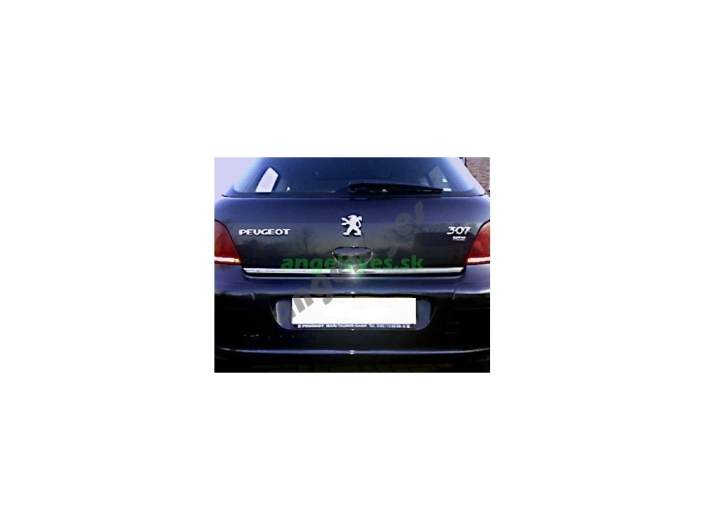 Zadná chrómová lišta Peugeot 307
