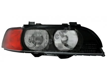 BMW E39 predné pravé svetlo s oranžovou smerovkou