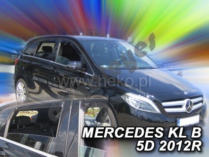 Deflektory na okná pre Mercedes B W246, 2ks