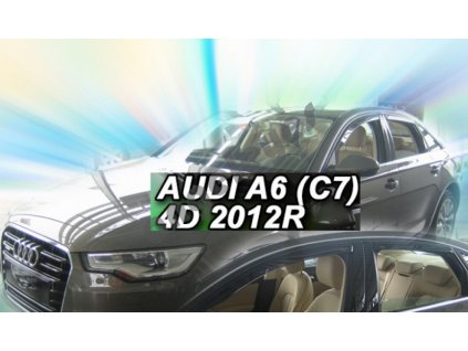 Deflektory na okná pre Audi A6 C7, 2ks