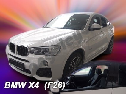 Deflektory na okná pre BMW X4 F26, 2ks