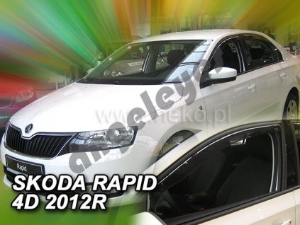 Deflektory na okná pre Škoda Rapid, 2ks