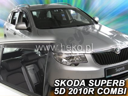 Deflektory na okná pre Škoda Superb 2 Combi, 4ks