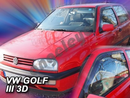 Deflektory na okná pre VW Golf 3, 3dverová verzia