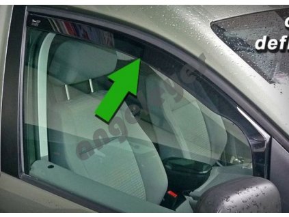 Deflektory na okná pre VW Golf 5 3dverová verzia, 2ks