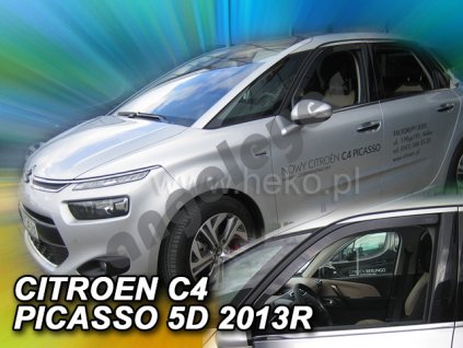 Deflektory na okná pre Citroen C4 Picasso, 2ks