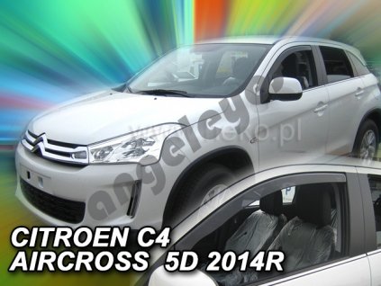 Deflektory na okná pre Citroen C4 Aircross, 4ks