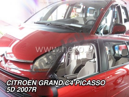 Deflektory na okná pre Citroen C4 Grand Picasso, 4ks